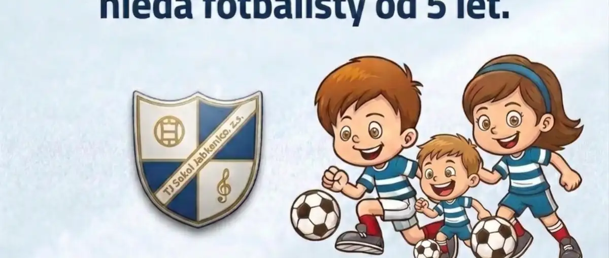 TJ Sokol Jabkenice hledá mladé fotbalisty.