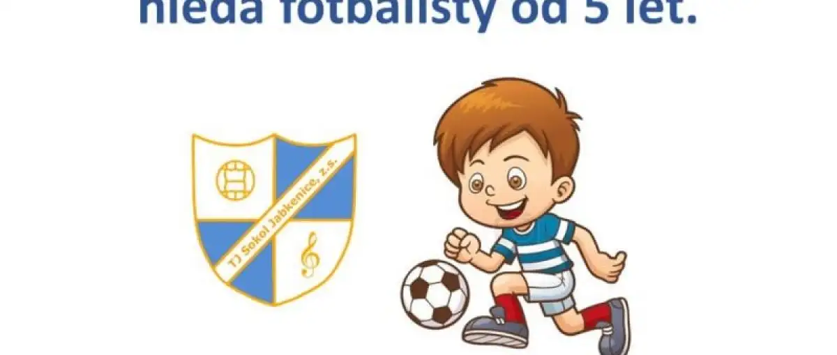 TJ Sokol Jabkenice hledá mladé fotbalisty.